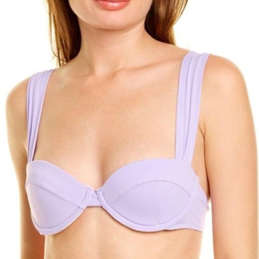 WeWoreWhat Lavender Bikini Top